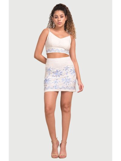 Palm Tree Pattern Co-ord Set